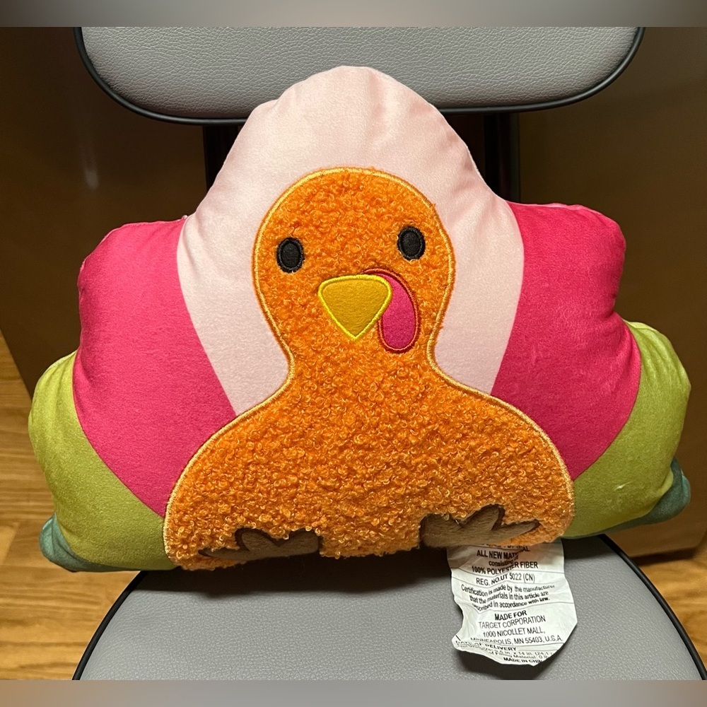 6/$25 Target Multicolor Turkey Accent Pillow